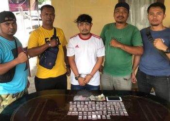 Bandar Narkoba Rambung Merah Dibekuk Polres Simalungun, 32,29 gram Sabu Disita