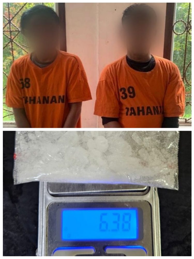 Dua Orang Pengedar Sabu Di Perdagangan Diringkus Satnarkoba Polres Simalungun