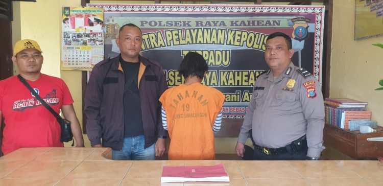 Lagi, Diduga Pengedar Sabu Ditangkap Polsek Raya Kahaen, Kapolsek : ” Ini adalah komitmen kami berantas narkoba”