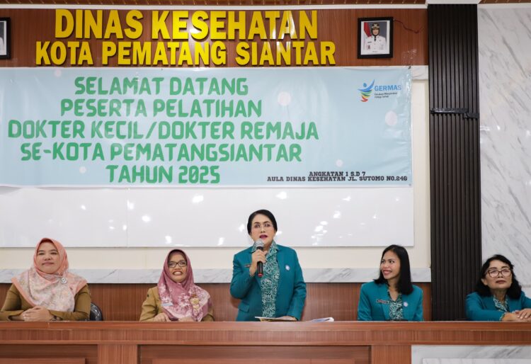 Pelatihan Dokter kecil/Remaja, Ketua TP PKK Pematangsiantar :  “Semoga menjadi anak berprestasi, hebat, serta berguna bagi nusa dan bangsa,”